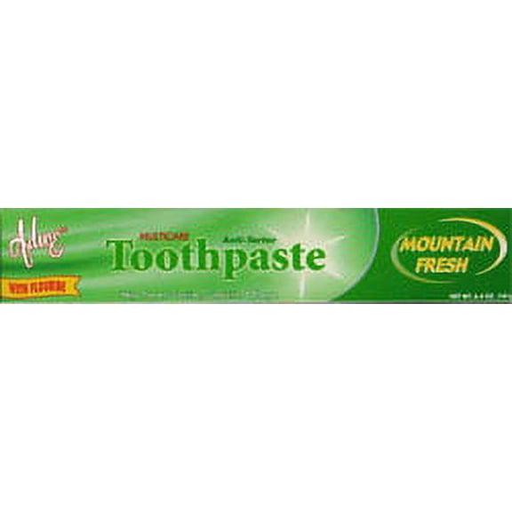 Adwe Kosher Toothpaste Anti-Tartar Mountain Fresh with Flouride - Passover - 5.4 OZ.