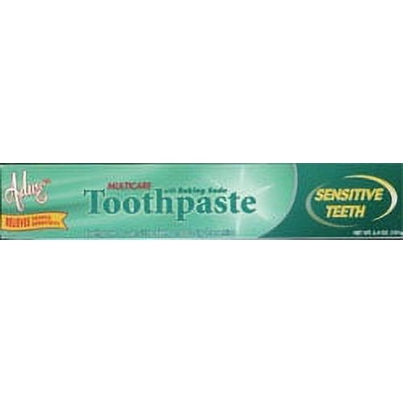 Adwe Kosher Toothpaste Sensitive Teeth w/ Baking Soda - Passover - 5.4 OZ.