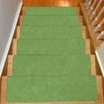 Adyi Carpet Home Stair Mat Self Adhesive Stair Step Mat Glue Frees