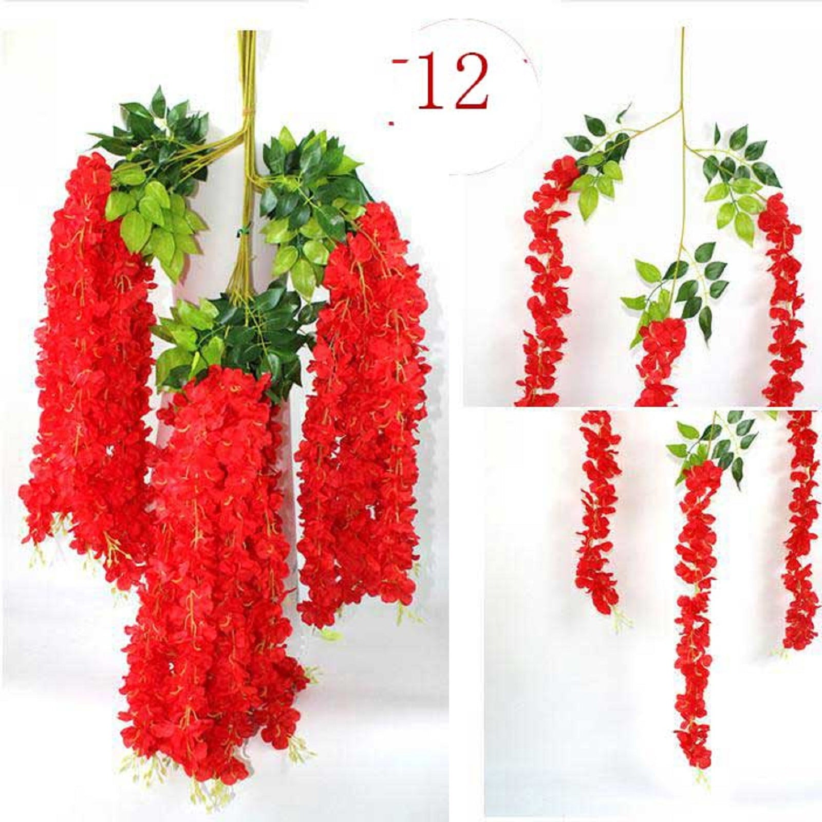 Adyi Walmart Deals for Today, Artificial Flowers for Outdoors, 12