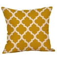 Adzgya Clearance Pillow Case Mustard Pillow Case Yellow Geometric Fall
