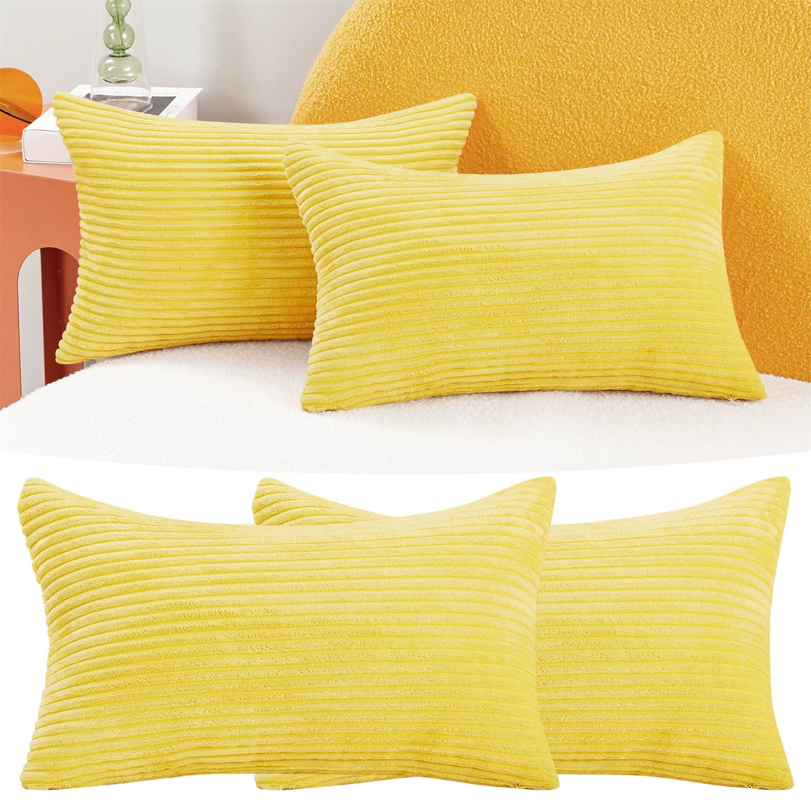 Adzgya Pillow Case Pillow Cover Pack Of 2 Corduary Pillow Covers