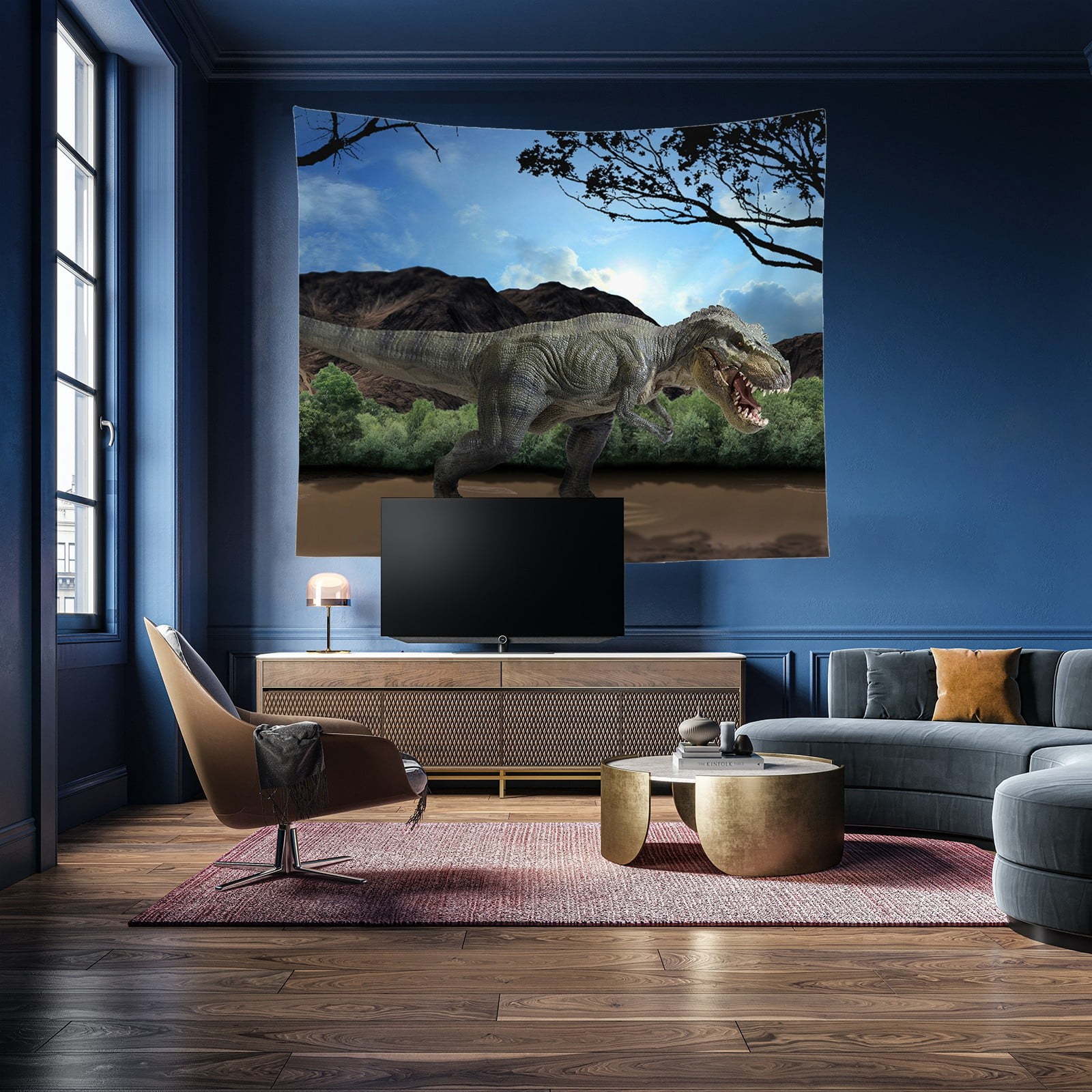 Adzgya Tapestries Dinosaur Tapestry For Men Large Cool College Dorm