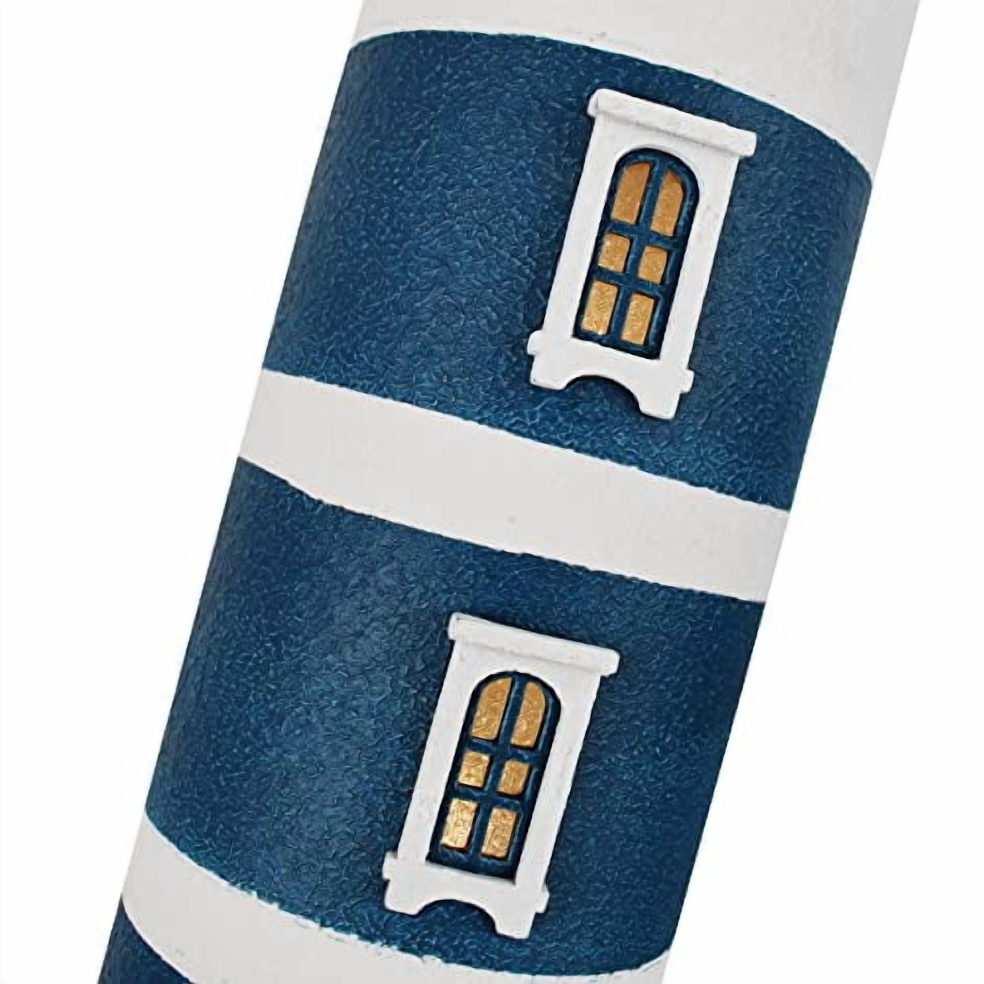 Wooden Lighthouse Decoration With LED Lights - Nautical Tabletop Decor For Coastal Home Theme