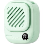 Aecooly Magnetic Clip On Fan, Mini Portable Neck Fan, Mighty Waist Fan, Light Hat Fan, Hands Free USB Rechargeable [10H Max Cooling Time], Personal Battery Powered for Travel, Gifts for Women -Green