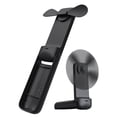 thumbnail image 1 of Portable Foldable Fan, 2000mAh Rechargeable Handheld Fan with 24H Battery Life, 3-Speed Mini Personal USB Fan, Lightweight 107g Travel Fan for Camping, Outdoor, Office & Travel Use, 1 of 9