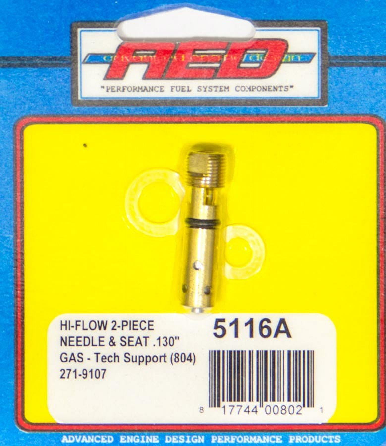 Aed 5116B Hi Flow Needle And Seat