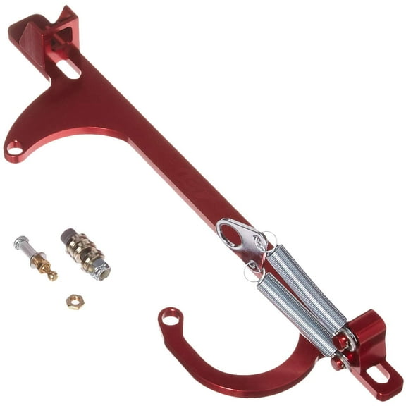 AED Performance 6600R Billet Throttle Cable And Spring Bracket - Red