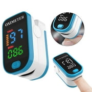 Aedtie Finger Oxygen Meter Finger Oxygen Saturation with Heart Rate and Fast Reading with Screen(Not Include Batteries) Home Essentials Blue , 1 Fingertip Oximeter Flash Sale