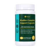 Bladder Control Supplement for Reduces Urinary Frequency, Urgency & Leakage ,Potent 5-Ingredient Formula with Pumpkin Seed Extract,Cranberry, Vitamin D3,For Men & Women,60-Day Supply New Packaging