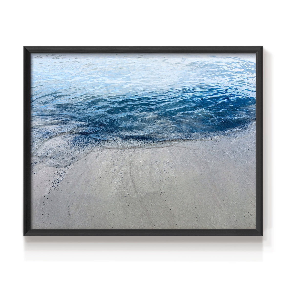 Aegean Blue Water by Nan - Restickable Framed Giclée Print
