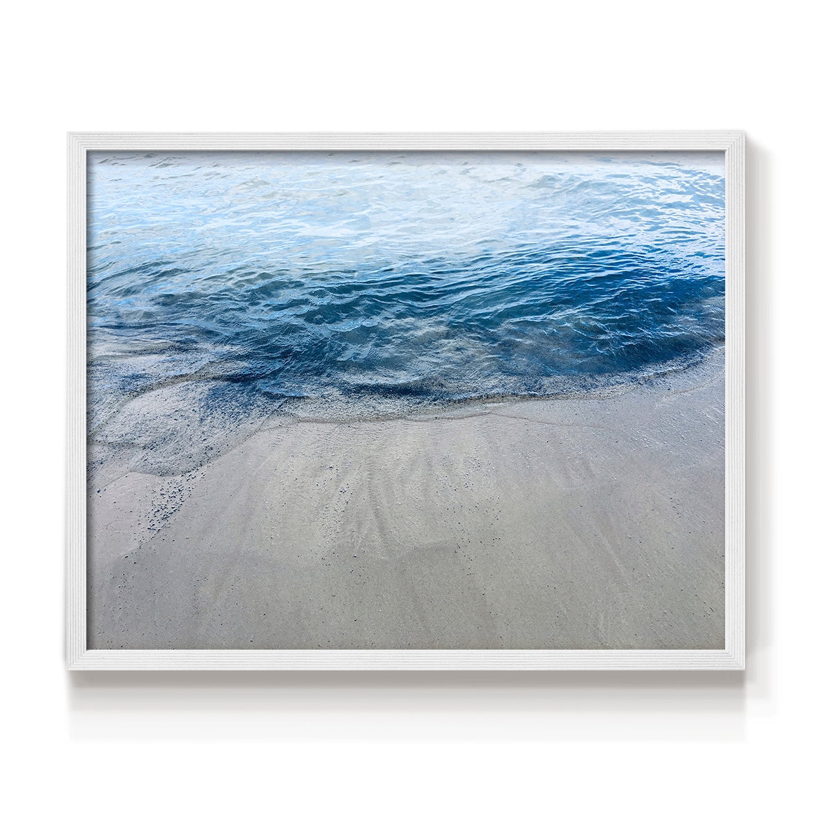 Aegean Blue Water by Nan - Restickable Framed Giclée Print