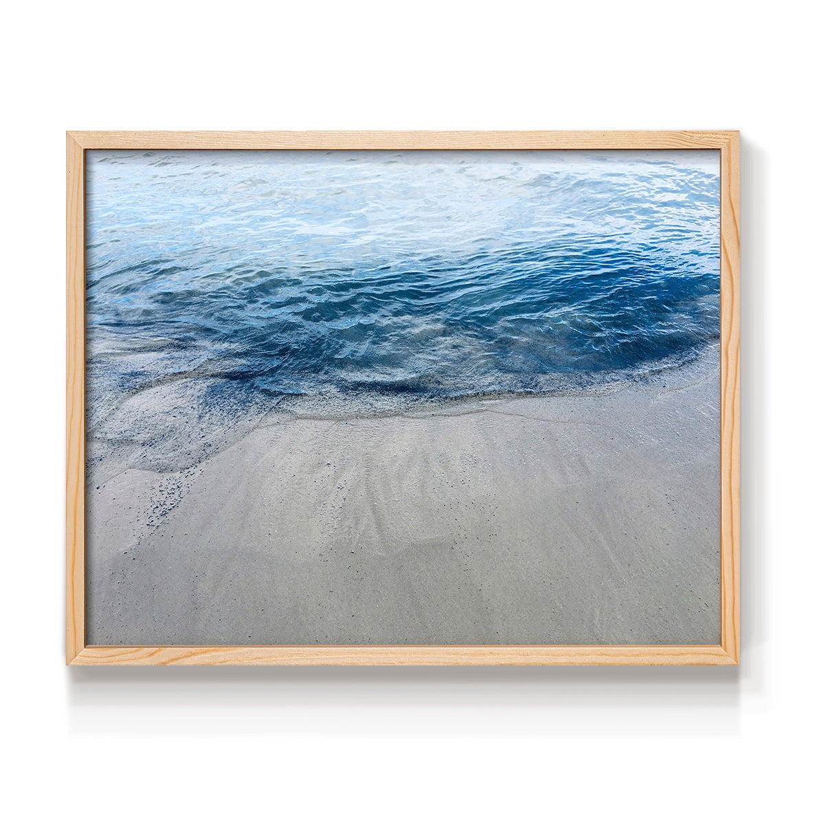 Aegean Blue Water by Nan - Restickable Framed Giclée Print