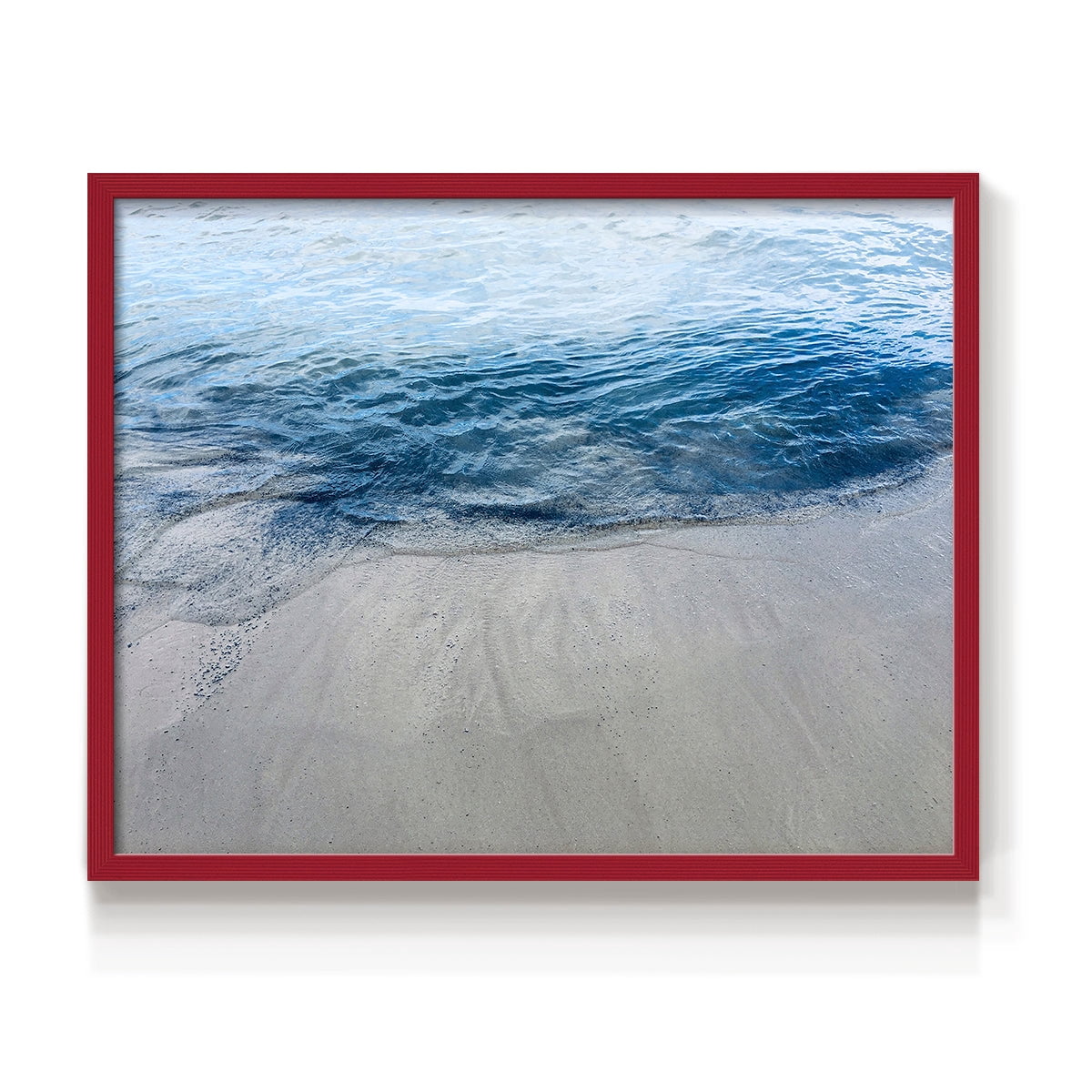 Aegean Blue Water by Nan - Restickable Framed Giclée Print