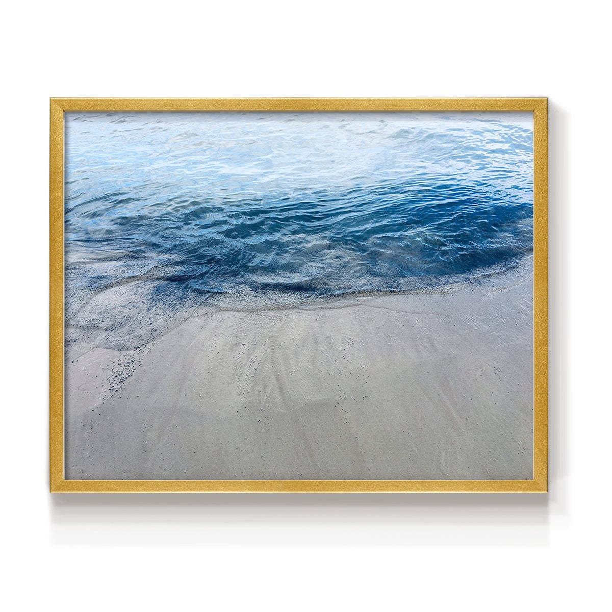 Aegean Blue Water by Nan - Restickable Framed Giclée Print