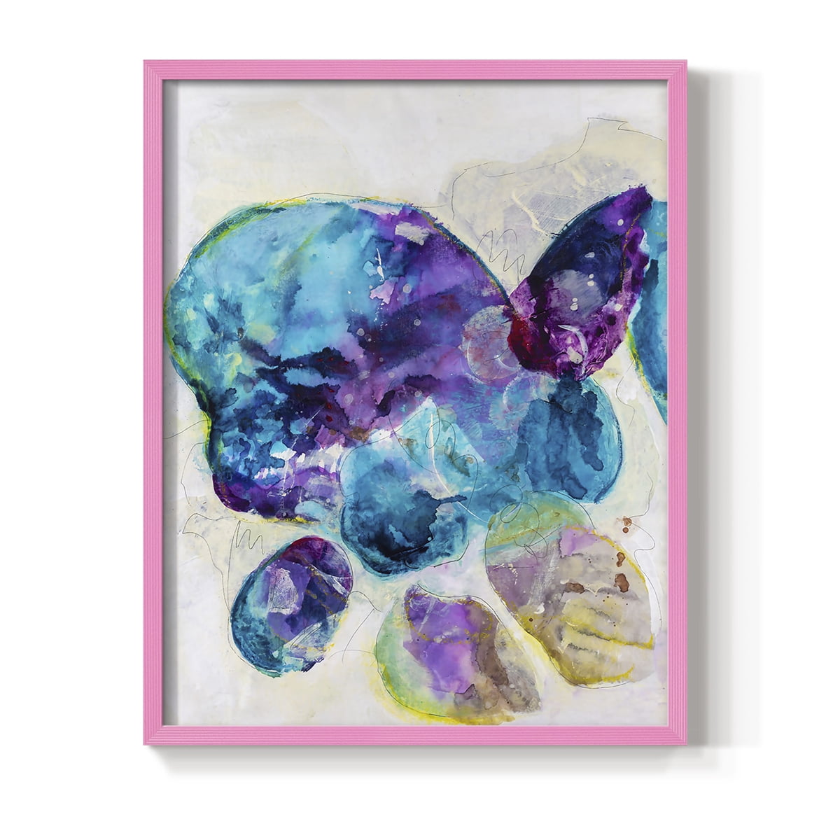 Aegean Dream I in Paper Solid Wood 11 x 14 Framed Print