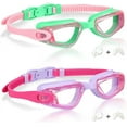 thumbnail image 1 of Aegend Kids Swim Goggles, Pack of 2 Swimming Goggles for Children Boys & Girls Age 3-14, 1 of 10