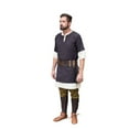 thumbnail image 1 of Burgschneider - Medieval Tunic Short Sleeve “Aegir“ - Grey (size: XXL ), 1 of 5