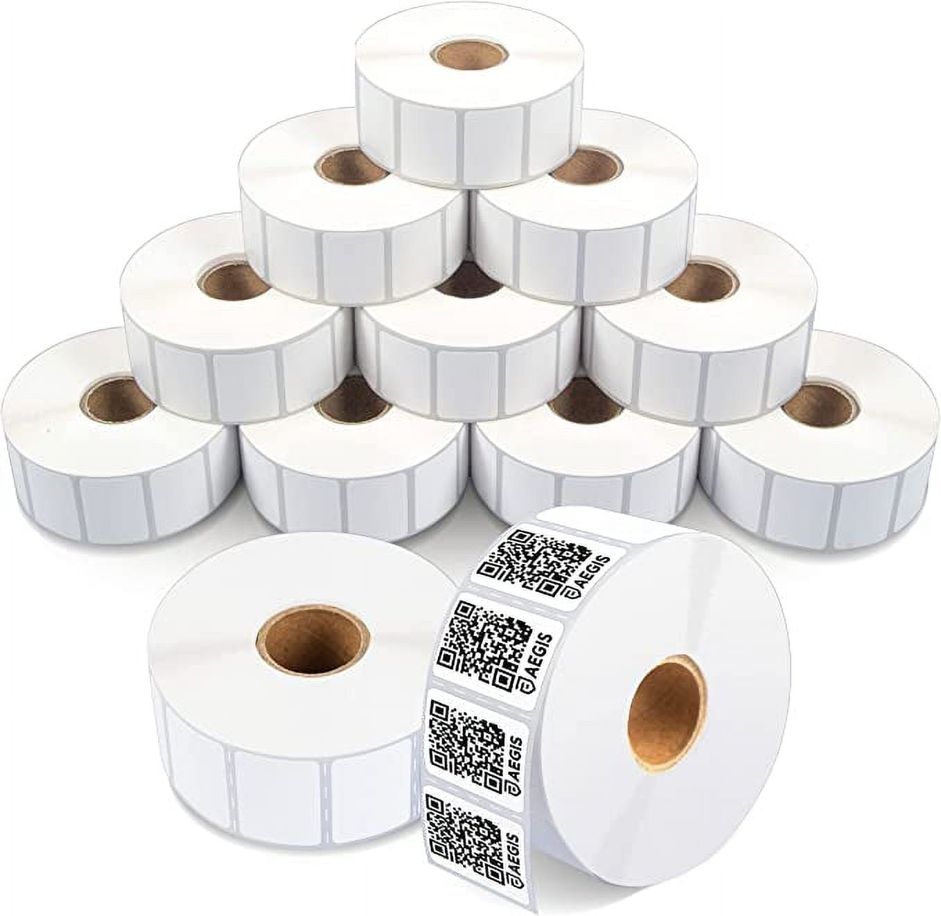 Aegis Adhesives 1.2” X 0.85” Direct Thermal Multipurpose Labels for