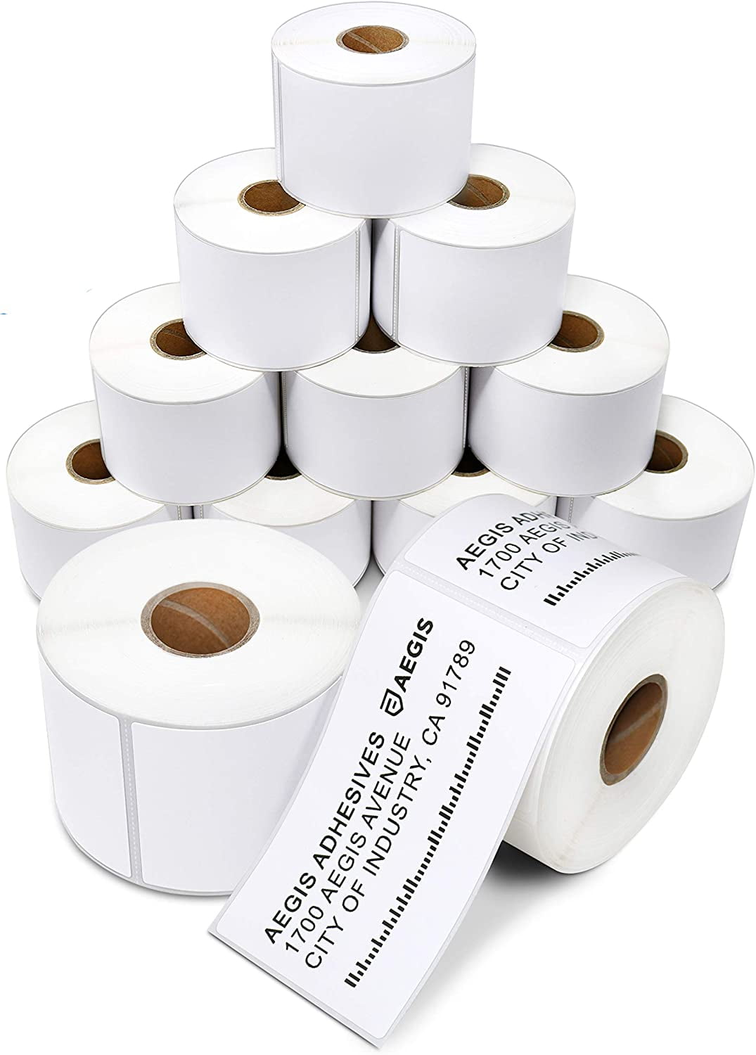 Aegis Adhesives 2 ¼” x 4” Direct Thermal Shipping Labels Compatible