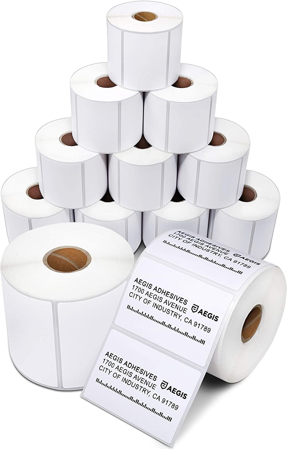 Aegis Adhesives 3” x 2” Direct Thermal Labels Shipping, Postage