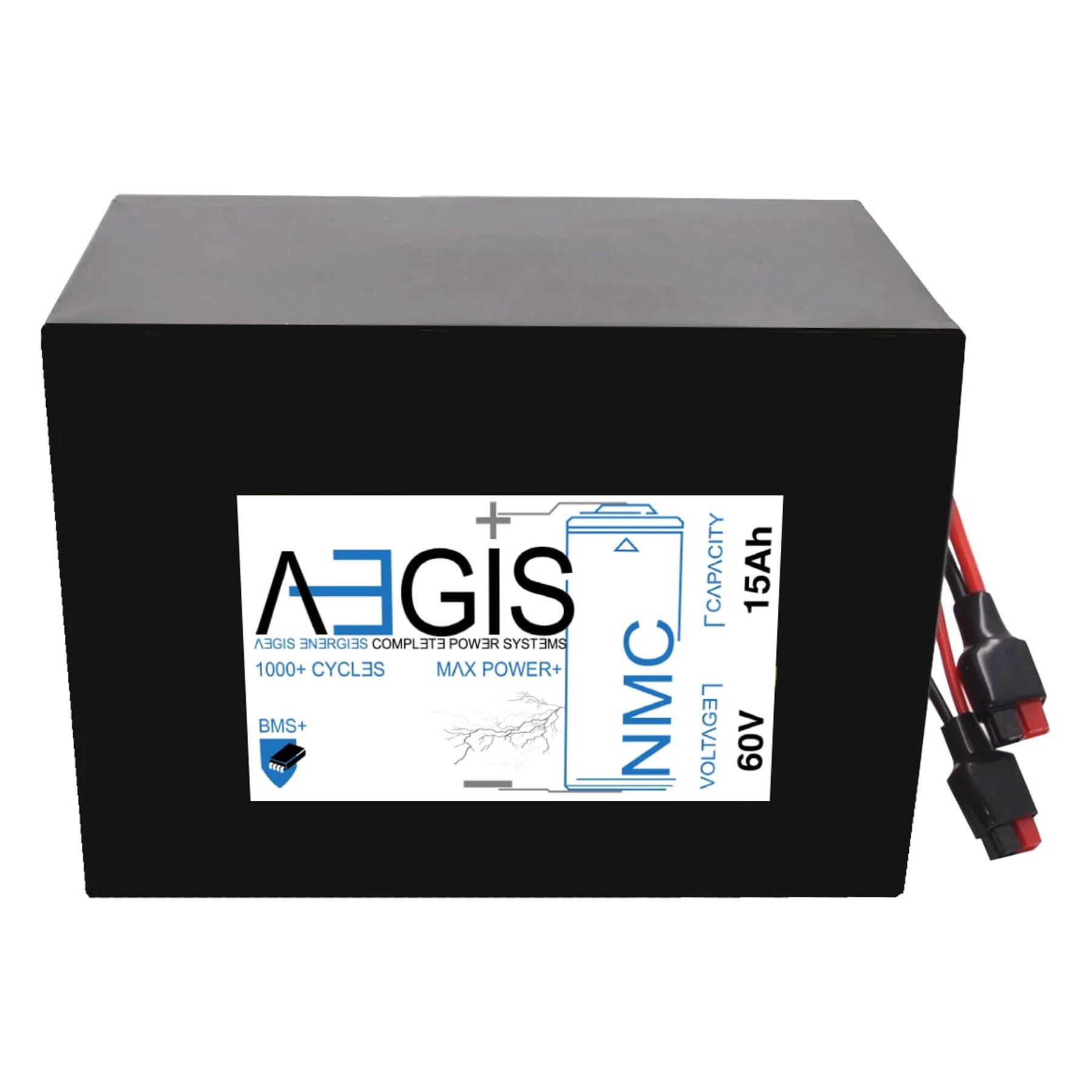 Aegis Battery 60v 15ah Li-Ion NMC Deep Cycle Lithium Battery