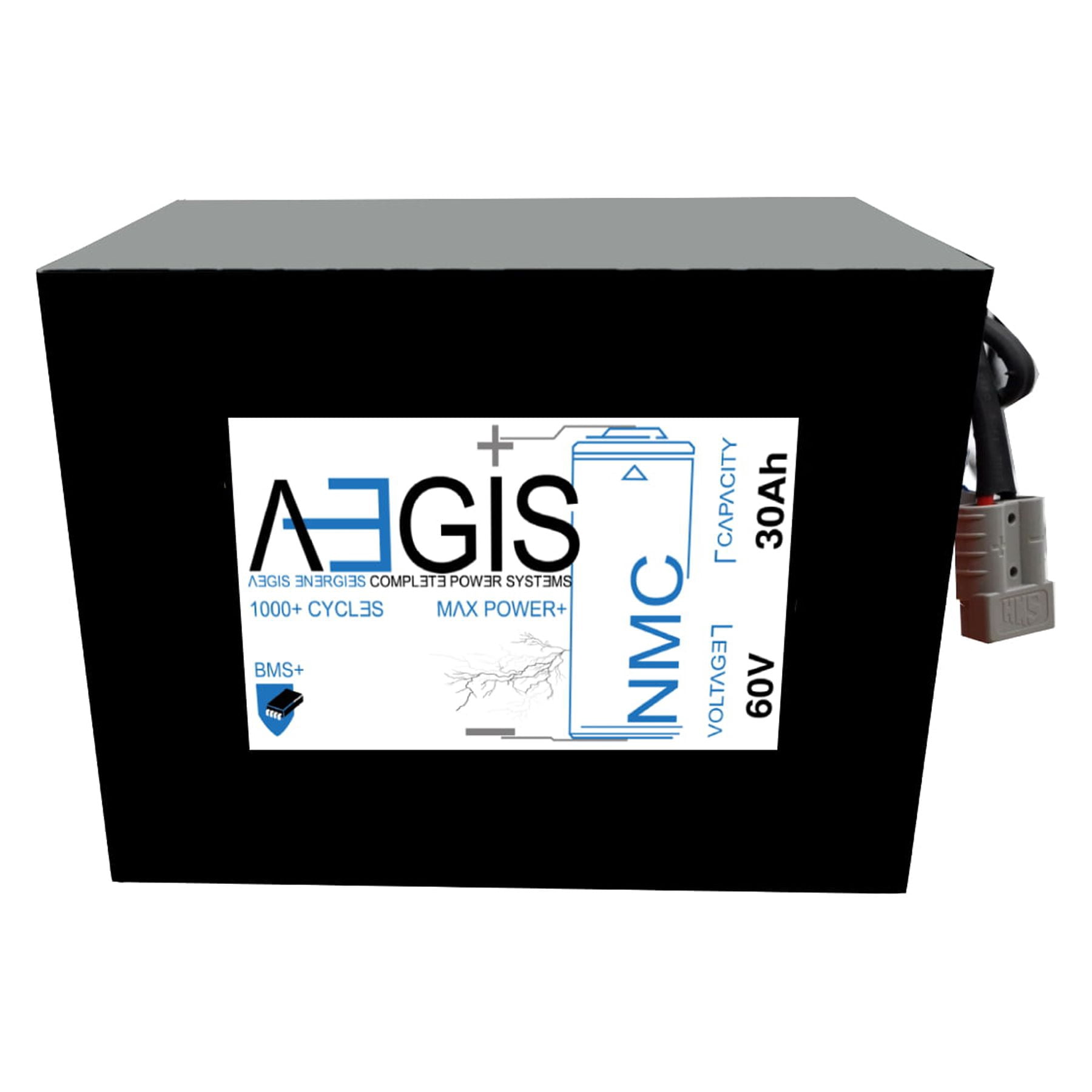 Aegis Battery 60V 30Ah Lithium Battery - NMC Deep Cycle Lithium-ion