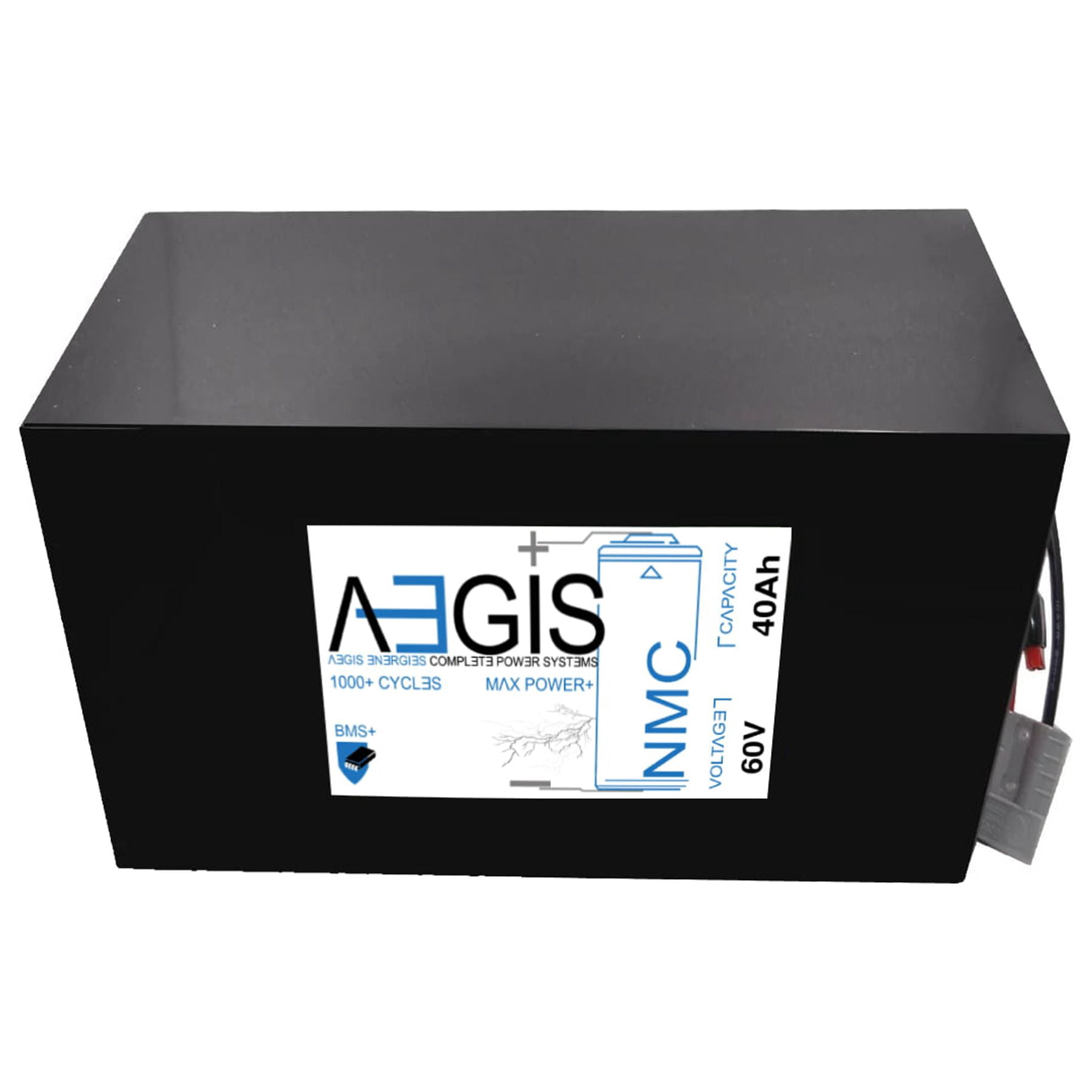 Aegis Battery 60V 40Ah Lithium Battery - NMC Deep Cycle Lithium-ion