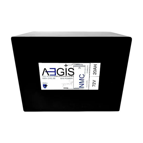 Aegis Battery NMC 72 Volt Automotive Battery, Group Size 20Ah, 850 CCA for Electric Vehicles