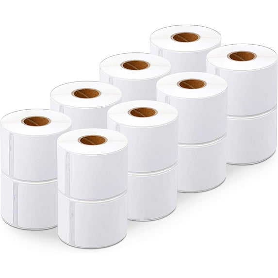 Aegis Adhesives - Compatible Labels Replacement for DYMO 30258 (2-1/8" X 2-3/4") Diskette Media & Veterinary - Use with Labelwriter 450, 450 Turbo, 4XL Printers (16 Rolls)