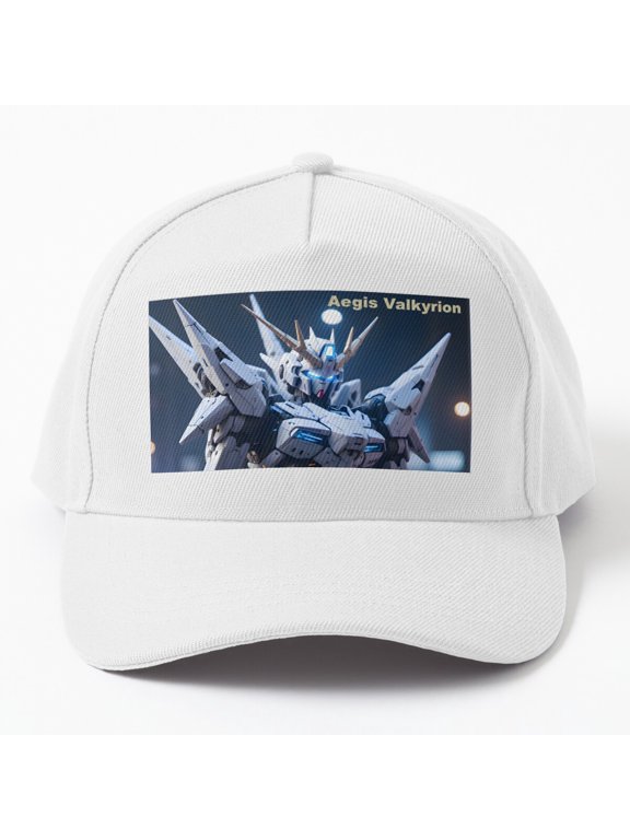 Aegis Valkyrion Baseball Cap, Next-Gen Cybernetic Mecha Character Design, Classic Hat