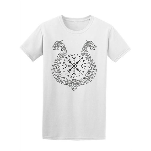 Aegishjalmur, Helm Of Awe T-Shirt Men -Image by Shutterstock, Male Medium