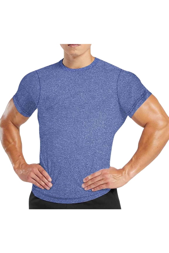Men's Shirts 3D Shoulder Line Design Fitness Muscle-hugging Contour Versatile,Sizes S-3XL
