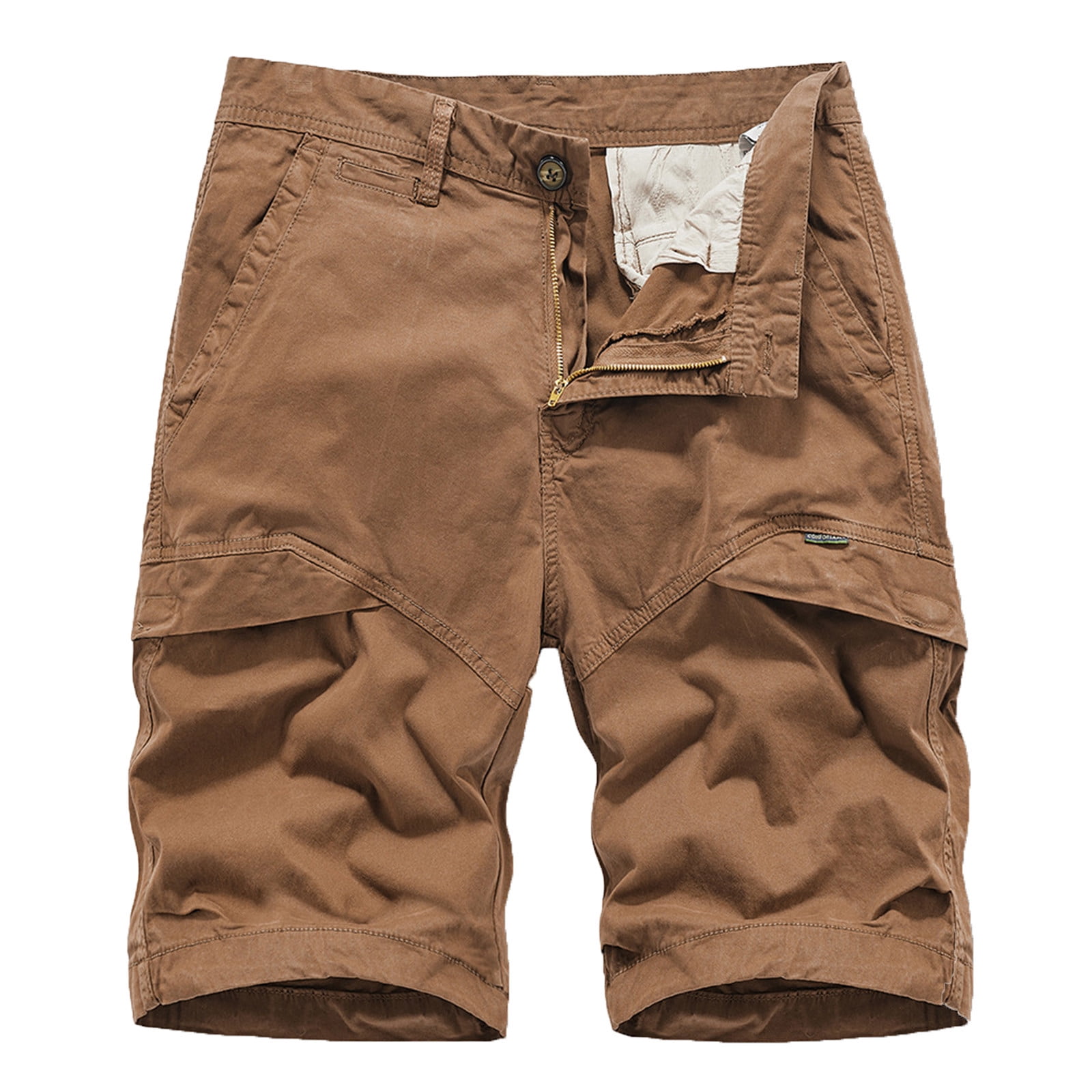 Aeguzox Mens Shorts Summer Fashion Outdoors Solid Color Casual Button ...