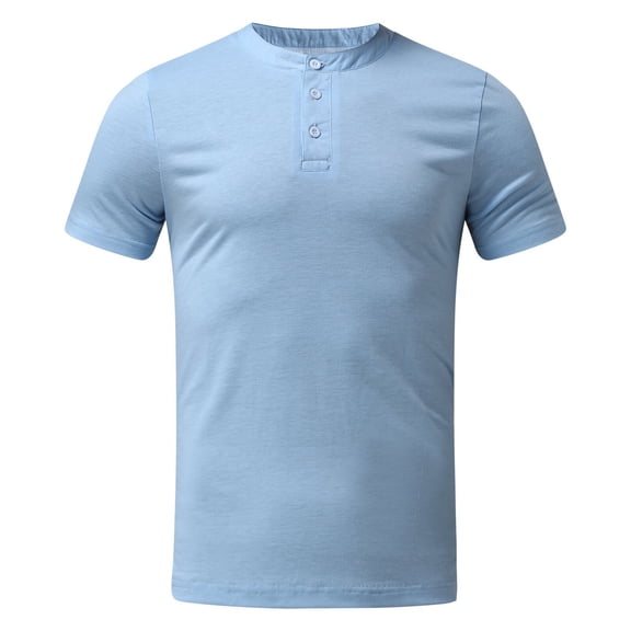 Aeguzox Mens T-shirts Solid Round Neck Pullover City Leisure Design,Sizes S-2XL