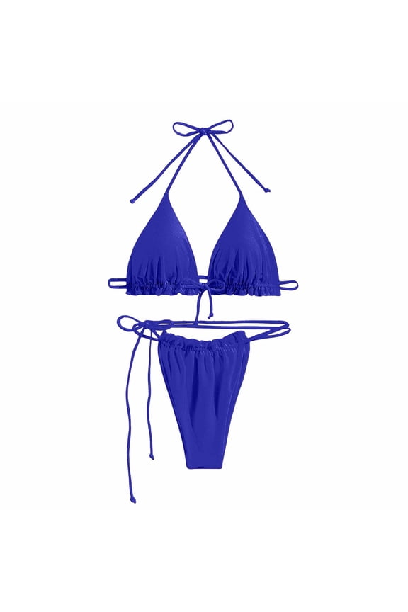 Swimsuit for Women Simple Solid Split Chic Resort Swimwear outfit,Sizes S-XL