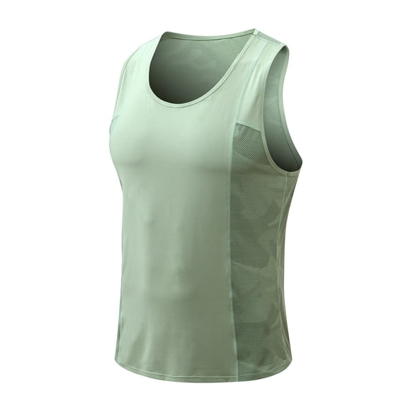Aeguzox Tank Tops Men Half-Zip Slim Fit Quick Airy Sleeveless Running Training,Sizes S-2XL