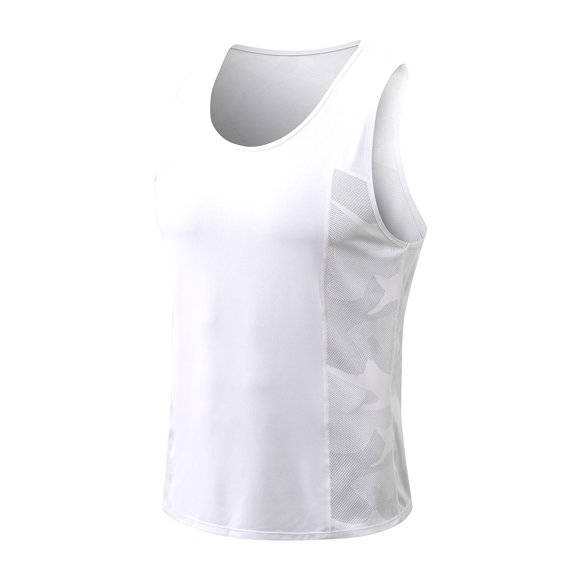 Aeguzox Tank Tops Men Half-Zip Slim Fit Quick Airy Sleeveless Running Training,Sizes S-2XL