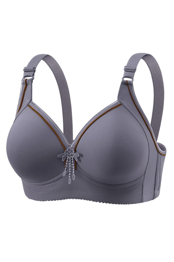 Womens Bras BC Cup Large Size Wireless Push up Breathable Comfortable Everyday Essential,Sizes S-5XL
