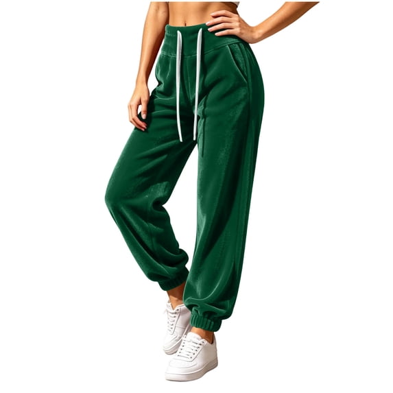 Aeguzox Womens Pants Stretch Casual High Waist Workout Leggings Sweatpants with Pockets,Sizes S-2XL