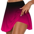 thumbnail image 1 of Aeguzox Womens Shorts Summer Pleated Tennis Athletic Stretchy Yoga Fake Two Piece Trouser,Sizes S-2XL, 1 of 5