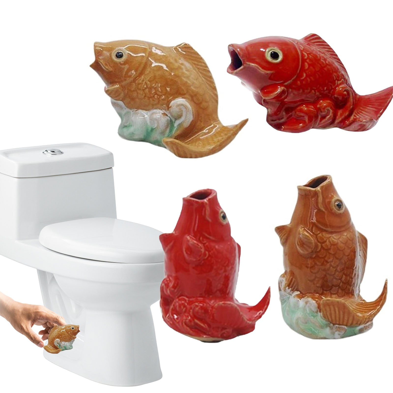 Aehas Bolt Cap Clearance Sale！Toilet Caps Decorative Frog Fish