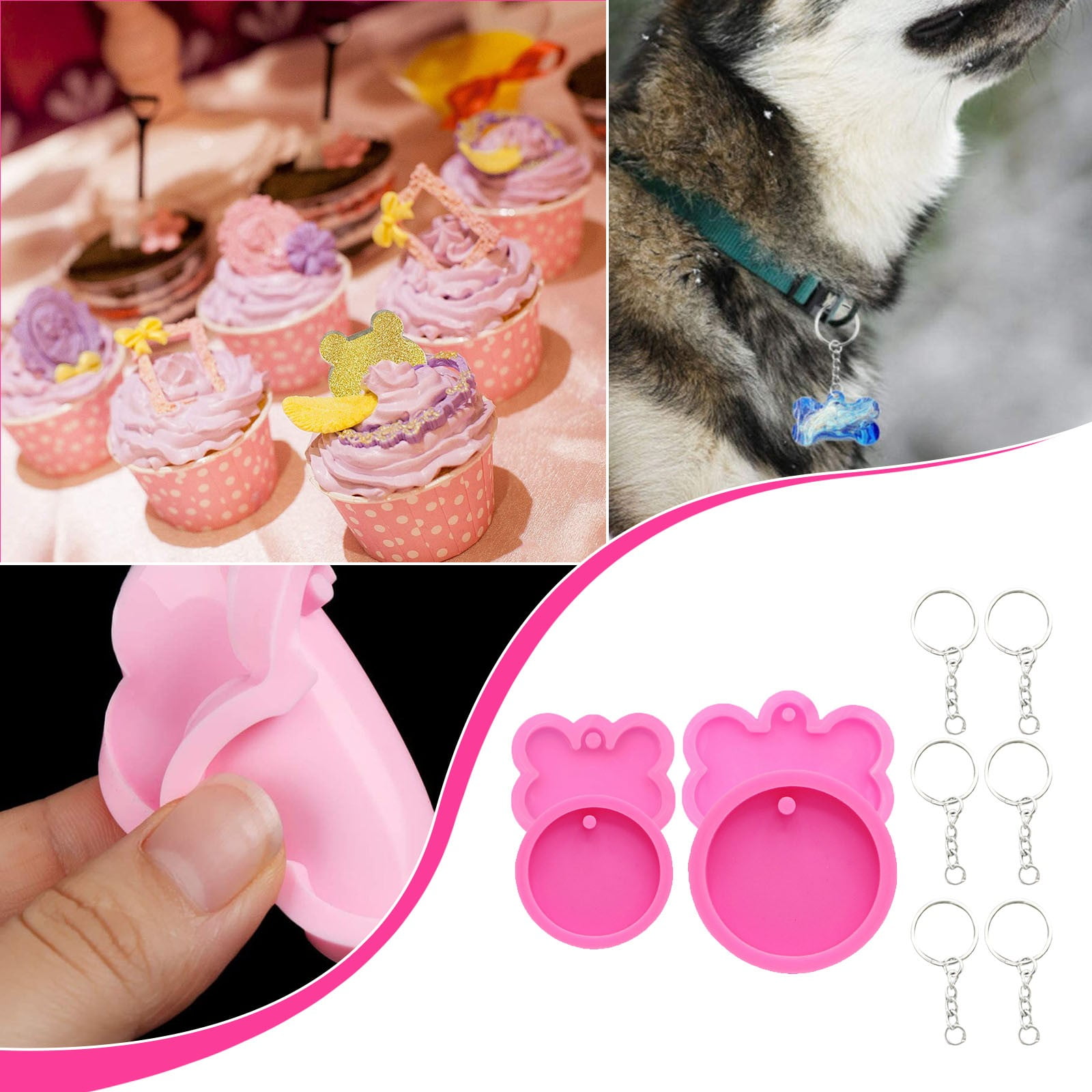 Aehas Silicone Mold Clearance Silicone Muffin Pan Candy Bakewaretray