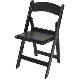 Set Of 2 White Resin Folding Event Chairs - 1,000 Lbs. Static