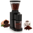 thumbnail image 1 of Aeitto Burr Coffee Grinder, Coffee Grinder for home use, Stainless Steel Coffee Grinder Electric, 48 Grind Settings, Espresso/Pour Over/French Press Coffee Maker, Black, 1 of 7
