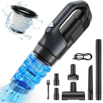 Aeitto Handheld Vacuum Cleaner,4-in-1 10000Pa Cordless Car Vacuum,Portable Rechargeable 1.5lbs Lightweight Hand Vacuum with LED light for Home Office Cleaning,Black