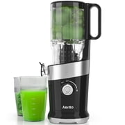 Aeitto Mega4 Masticating Juicer Machines, 4.35 Large Feed Chute, Whole Fruits/Vegetables, High Juice Yield
