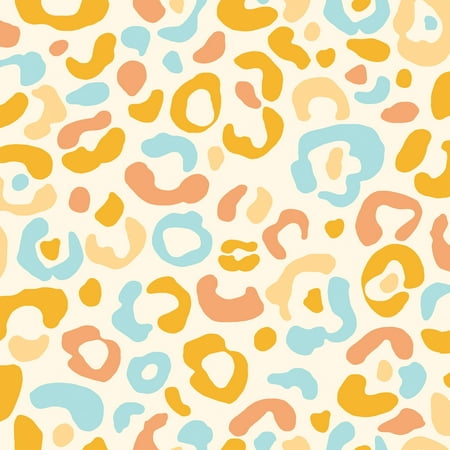 Aelfie Multi Warm Leopard Spots Peel & Stick Wallpaper