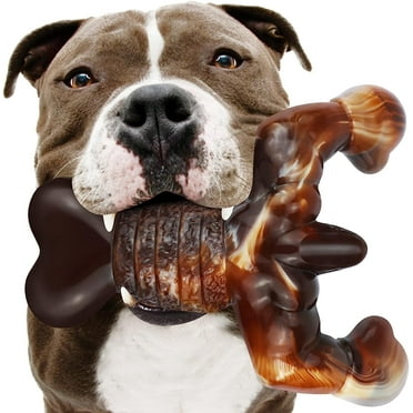 Aelflane Dog Toys for Aggressive Chewers, Dog Chew Toys,Indestructible Dog Toys for Large Breed, Bacon Flavored