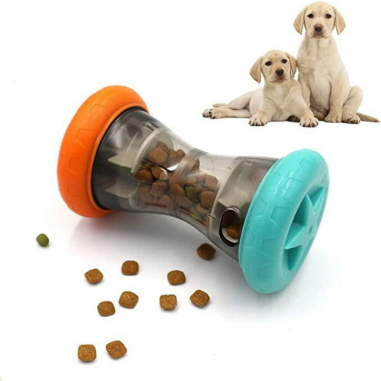 Aelflane Treat Dispensing Puzzle Toys for Small Dogs,Interactive Chase  Toys,Perfect Alternative to Slow Feeder Dog Bowls to Improves Pets